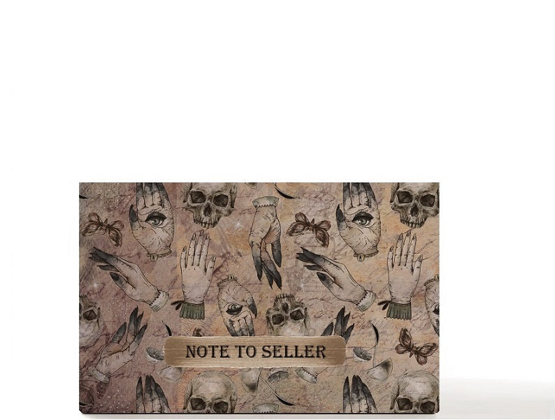 Gothic skull empty makeup palette for depot makeup pans, gift for her. Graveyard