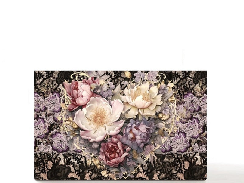 Bouquet empty makeup palette for depot single eyeshadows, gift for her. Be Mine