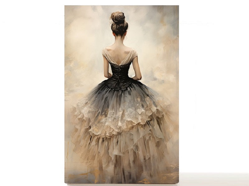 Elegant empty magnetic empty makeup palette gift for her - Ballerina