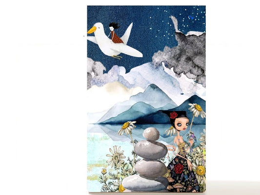 Fantasy empty makeup palette for depot single eyeshadows, gift for her. Where the Songbird Go