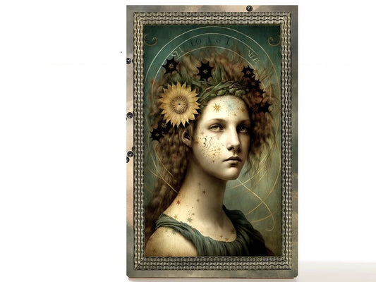 Magnetic Personalized makeup palette horoscopes, Zodiac Surrealism. Leo I