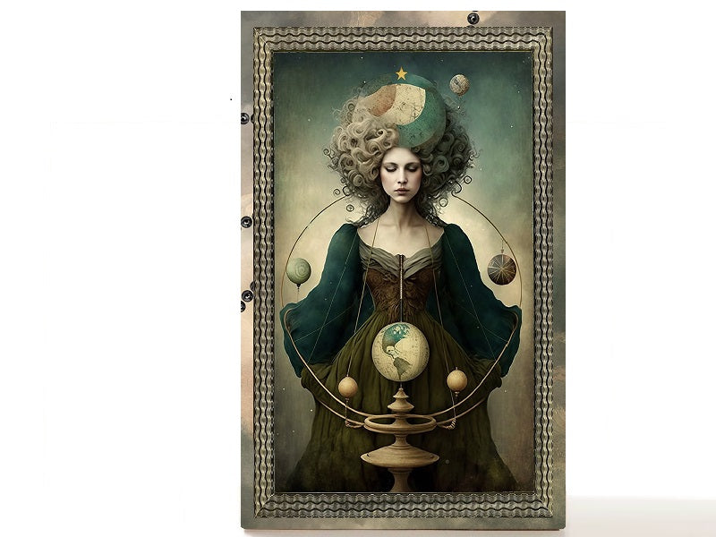 Magnetic Personalized makeup palette horoscopes, Zodiac Surrealism. Libra I