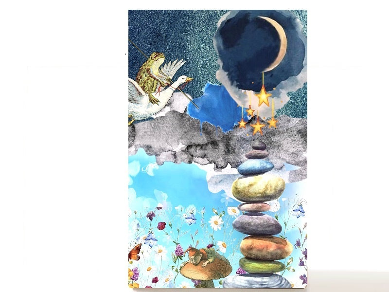 Fantasy empty makeup palette for depot single eyeshadows, gift for her. Call of the Forest