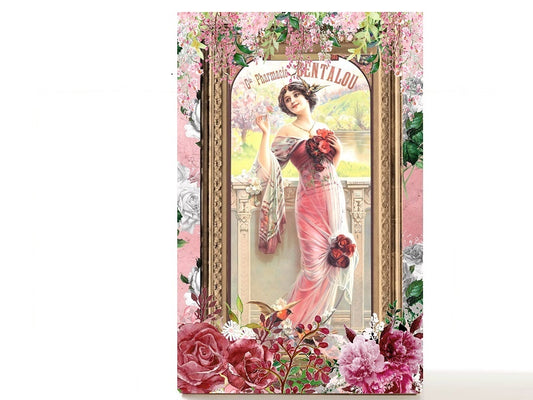 Bohemian limited empty makeup palette for depot makeup pans, gift for her. Birdie