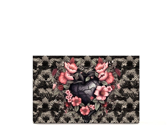 Gothic heart limited empty makeup palette for depot makeup pans, gift for her. Love Hurts