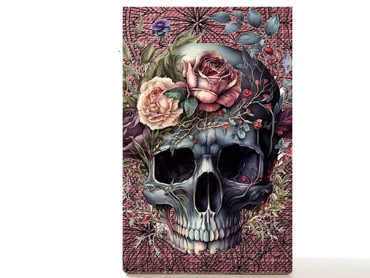 Halloween skull magnetic personalized makeup palette for everyday routine, Fallen Angel
