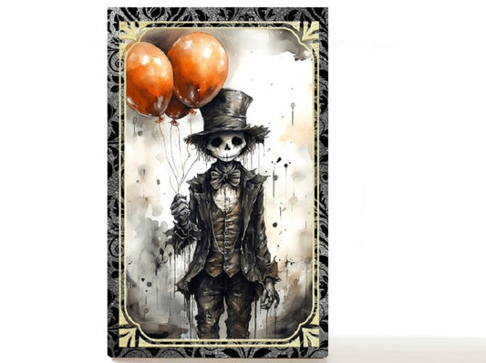 Gothic Halloween skull empty magnetic empty makeup palette gift for her - Folklore