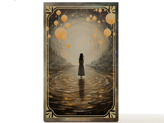 Daughter of the Moon Goddess magnetic personalized makeup palette for single eyeshadow pans. Jimena