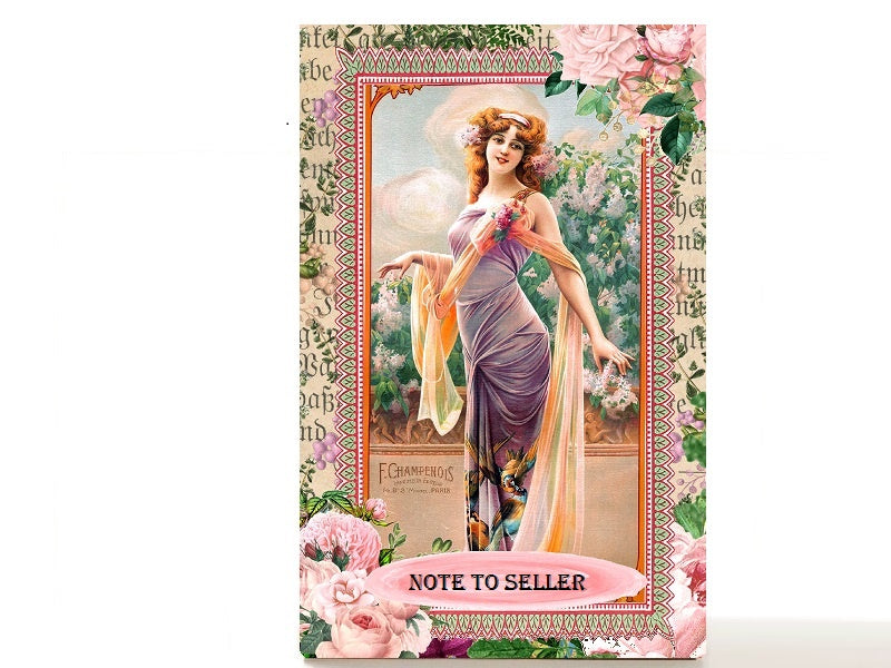 Bohemian empty makeup palette for depot single eyeshadows, gift for her. Delilah