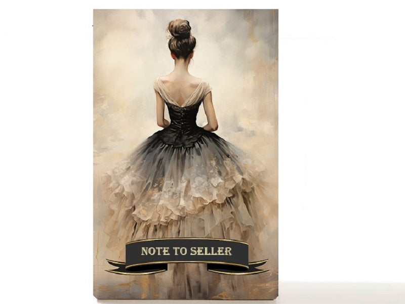 Elegant empty magnetic empty makeup palette gift for her - Ballerina