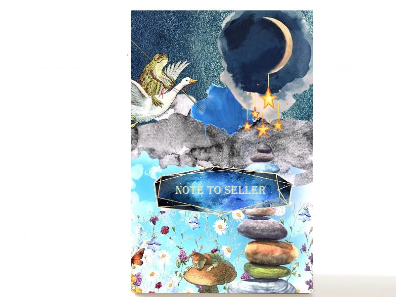 Fantasy empty makeup palette for depot single eyeshadows, gift for her. Call of the Forest