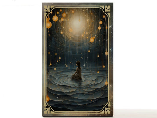 Daughter of the Moon Goddess magnetic personalized makeup palette for single eyeshadow pans. Vanessa