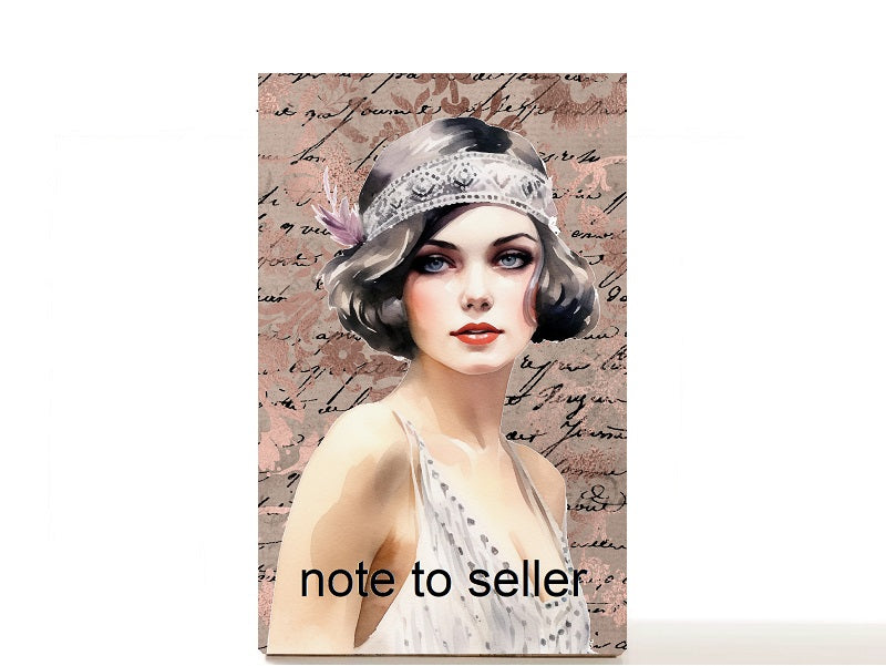 Great Gatsby empty makeup palette for depot makeup pans, gift for her. Myrtle