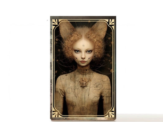 Fairy fantasy makeup palette for single eyeshadow pans, gifts for her. Catwoman Nora