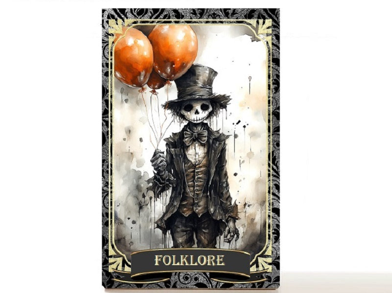 Gothic Halloween skull empty magnetic empty makeup palette gift for her - Folklore