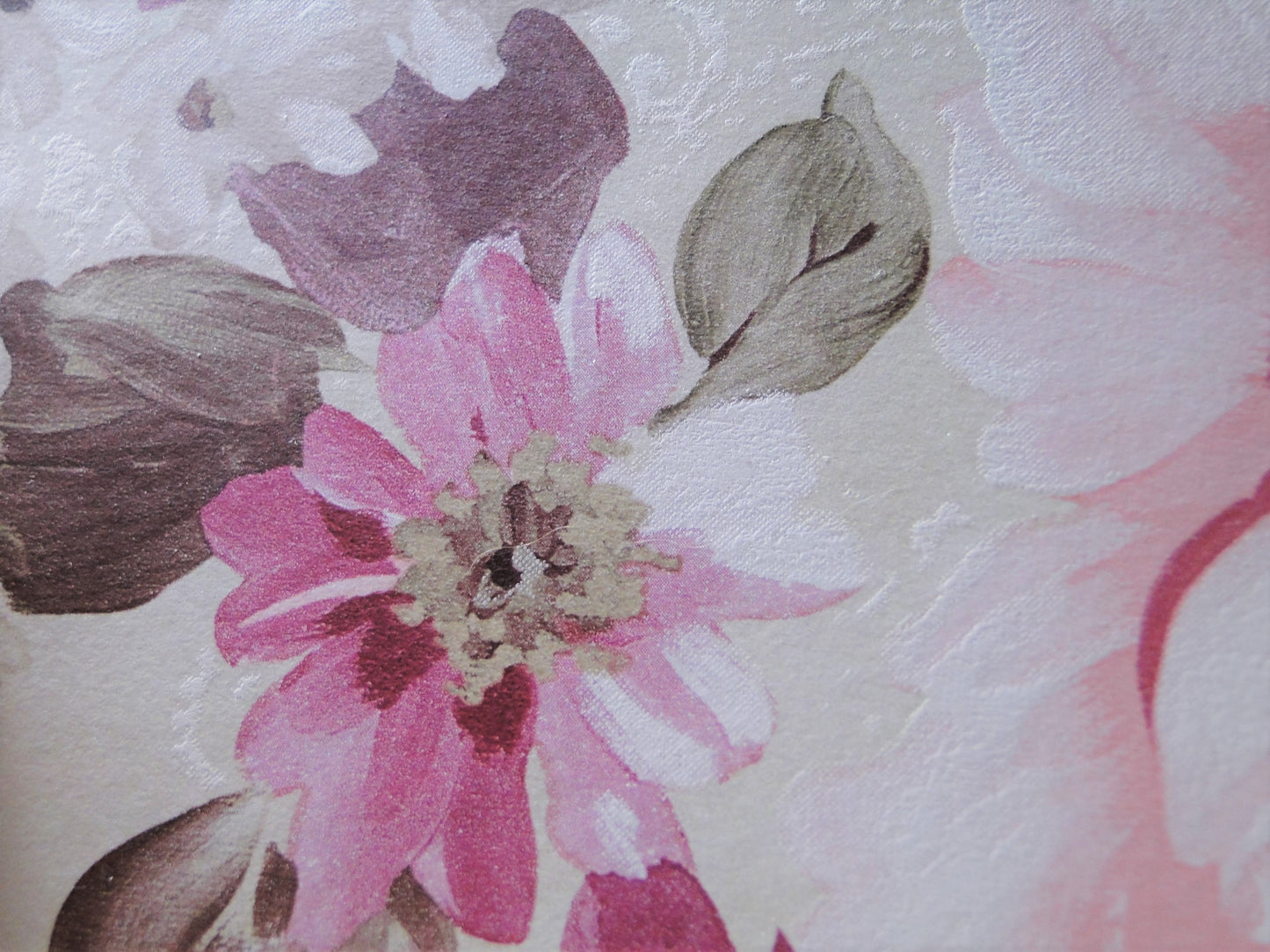 Empty handmade makeup palette for single eyeshadow pans, gifts for her. Maroon flower