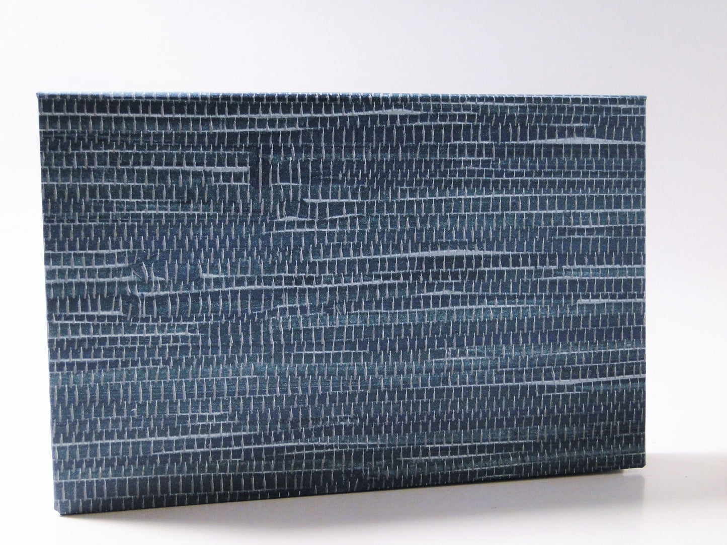 Magnetic empty makeup palette for single eyeshadow pans - Blue Bamboo