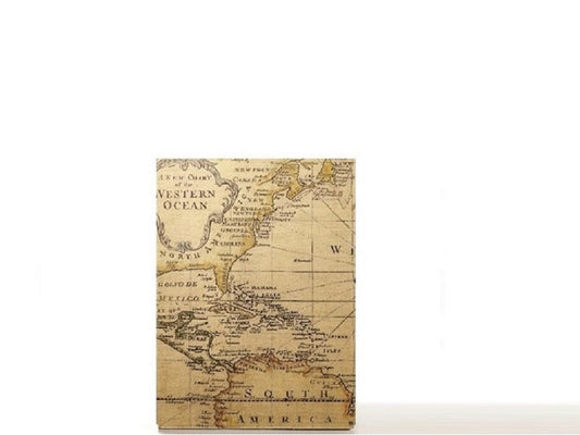 Travel makeup palette for organized makeup collection, gifs for her. Vintage Map