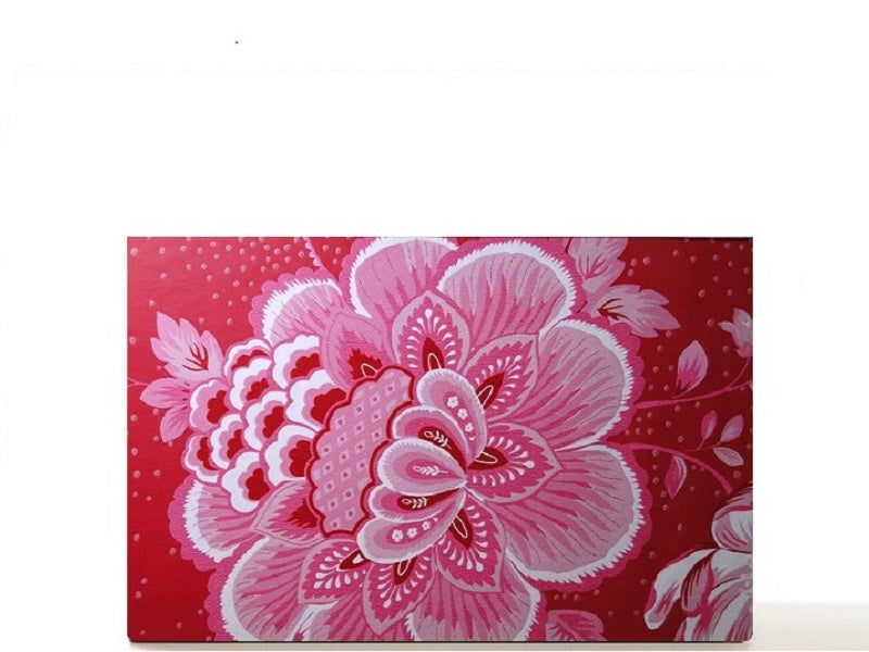 Magnetic empty makeup palette for single pans, gifts for her. Red Jacobian