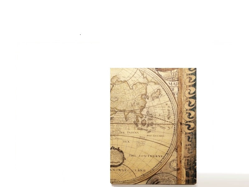 Travel makeup palette for organized makeup collection, gifs for her. Vintage Map