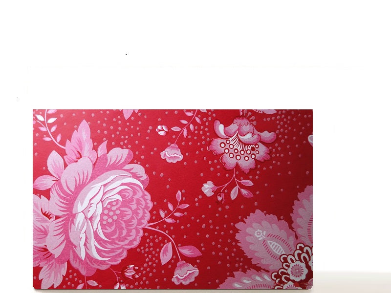 Magnetic empty makeup palette for single pans, gifts for her. Red Jacobian