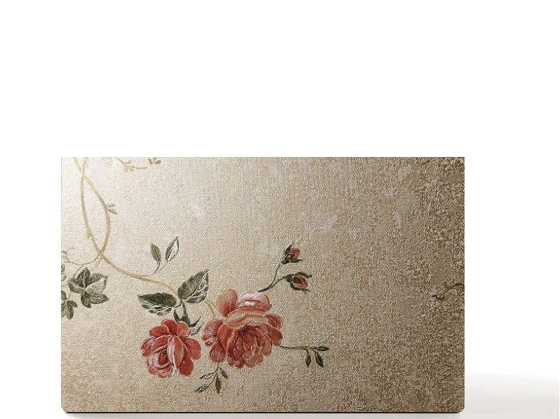 Empty makeup palette for single eyeshadow pans - Orange Rose