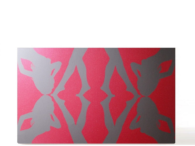 Luxe large double sided magnetic makeup palette for makeup pans collection. Fuchsia Bond
