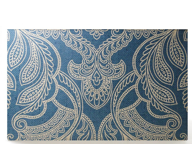 Pro magnetic makeup palette for single pans collection, gifts for her. Blue Paisley