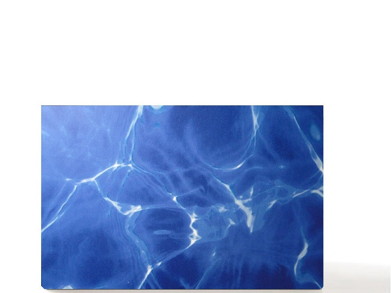 Empty makeup palette for single eyeshadow pans - Blue Water