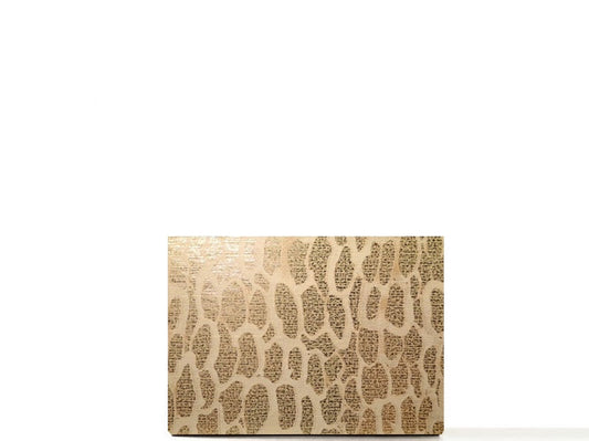 Mosaic Travel makeup palette for organized makeup collection, gifs for her. Gold animal skin