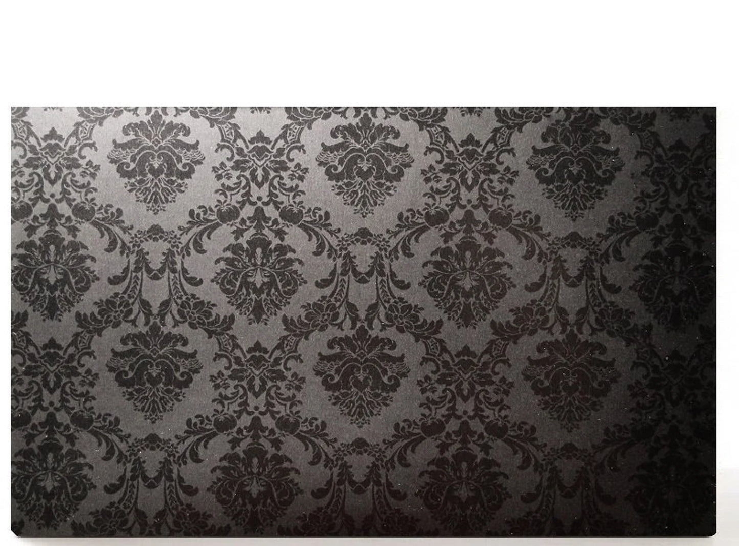 Luxe large double sided magnetic makeup palette black damask for makeup pans collection. Prince of Darkness