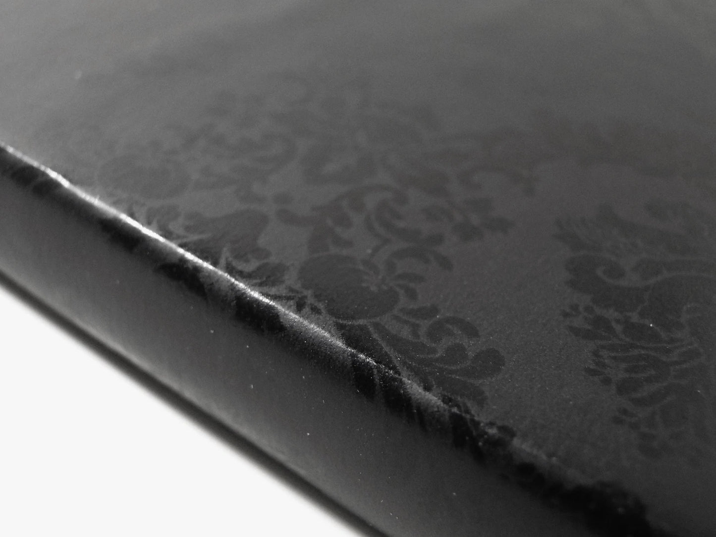 Luxe large double sided magnetic makeup palette black damask for makeup pans collection. Prince of Darkness