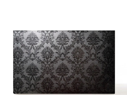 Pro magnetic black damask makeup palette for single pans collection, gifts for her. Prince of Darkness
