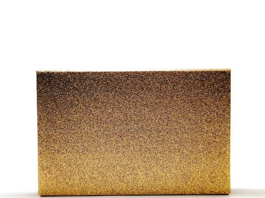 Magnetic shimmery gold empty makeup palette for single pans, gifts for her. 24ct Gold