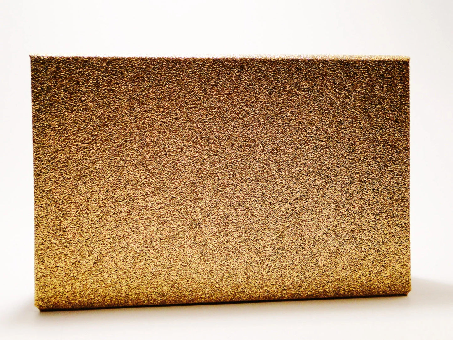 Magnetic shimmery gold empty makeup palette for single pans, gifts for her. 24ct Gold