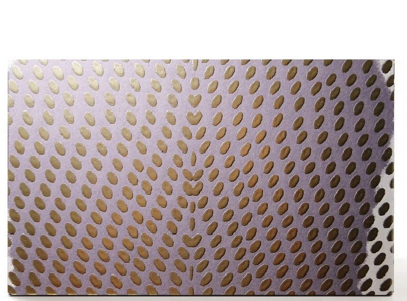 Luxe XL magnetic makeup palette for makeup collection, gifts for her. Purple gold snake skin.