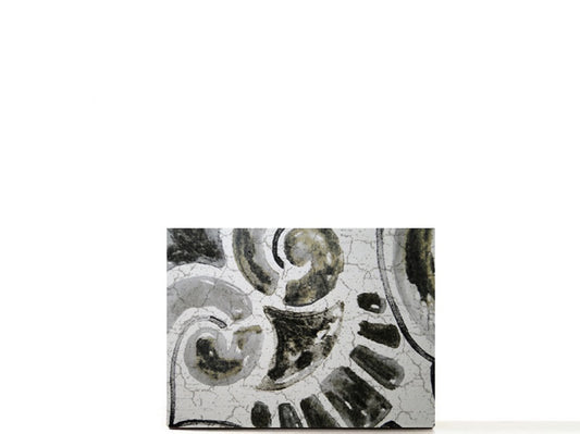 Mosaic Travel makeup palette for organized makeup collection, gifs for her. Black Italian tile