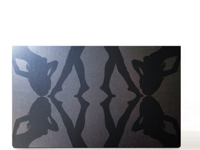 Pro magnetic makeup palette for single pans collection, gifts for her. Black Bond