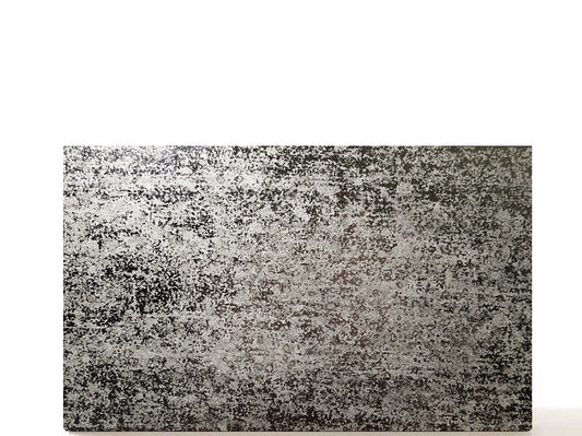 Luxe large double sided magnetic makeup palette for makeup pans collection. Shimmer silver and grey.