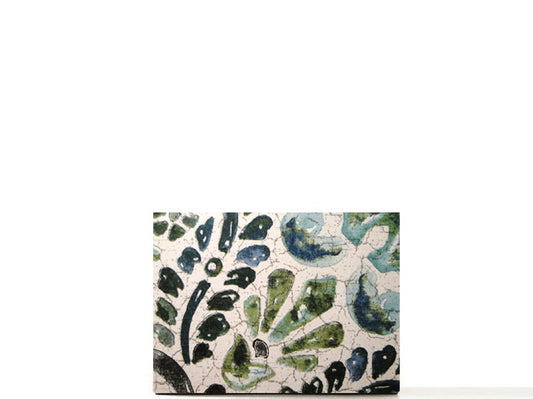 Mosaic Travel makeup palette for organized makeup collection, gifs for her. Green Italian tile