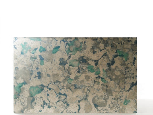 Pro magnetic makeup palette for single pans collection, gifts for her. Green Marble