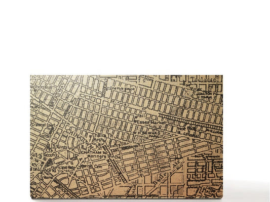 Magnetic empty makeup palette for single pans, gifts for her. Golden Metropolis
