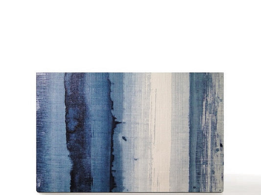 Magnetic empty makeup palette for single pans, gifts for her. Blue Paint