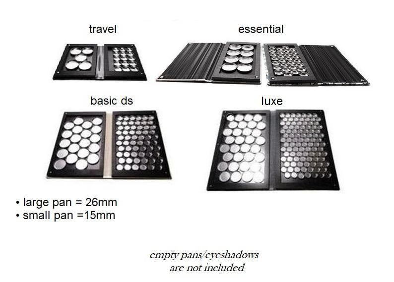 Basic DS magnetic empty makeup palette for single pans, gifts for her - Metal